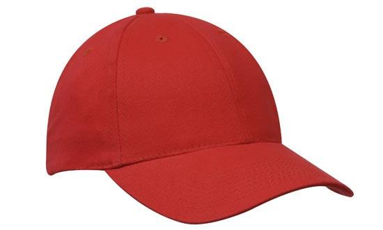 Headwear-Headwear Brushed Heavy Cotton-Red / Free Size-Uniform Wholesalers - 24