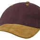 Headwear Brushed Heavy Cotton with Suede Peak Cap (4200)