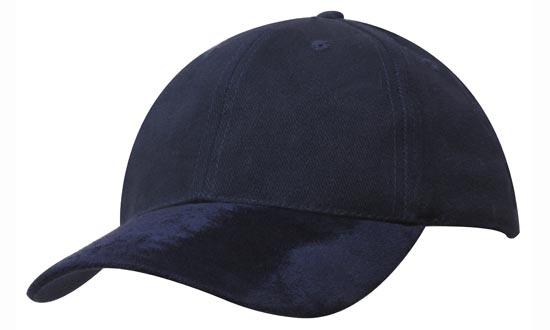 Headwear Brushed Heavy Cotton with Suede Peak Cap (4200)
