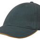 Headwear-Headwear Brushed Heavy Cotton with Sandwich Trim--Uniform Wholesalers - 7