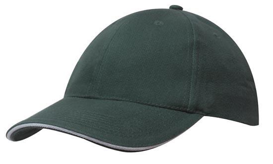 Headwear-Headwear Brushed Heavy Cotton with Sandwich Trim-Bottle/Gold / Free Size-Uniform Wholesalers - 6