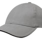 Headwear-Headwear Brushed Heavy Cotton with Sandwich Trim-Grey/Black / Free Size-Uniform Wholesalers - 9