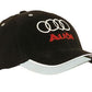 Headwear-Headwear Brushed Heavy Cotton with Reflective Trim & Tab on Peak Cap--Uniform Wholesalers