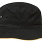Headwear-Headwear Brushed Sports Twill Bucket Hat-Black/Gold / M-Uniform Wholesalers - 3