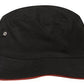 Headwear-Headwear Brushed Sports Twill Bucket Hat-Black/Red / M-Uniform Wholesalers - 5