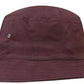 Headwear-Headwear Brushed Sports Twill Bucket Hat-Maroon / M-Uniform Wholesalers - 9