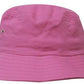 Headwear-Headwear Brushed Sports Twill Bucket Hat-Pink / M-Uniform Wholesalers - 16