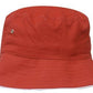 Headwear-Headwear Brushed Sports Twill Bucket Hat-Red/White / M-Uniform Wholesalers - 19