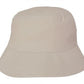 Headwear-Headwear Brushed Sports Twill Bucket Hat-Stone / M-Uniform Wholesalers - 21