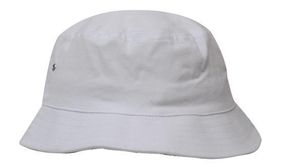 Headwear-Headwear Brushed Sports Twill Bucket Hat-White / M-Uniform Wholesalers - 22