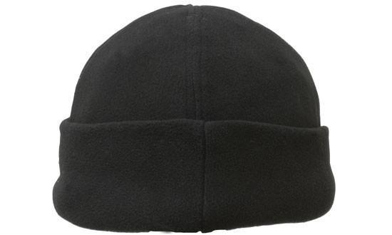 Headwear-Headwear Mirco Fleece Beanie - Toque Cap-Black / Free Size-Uniform Wholesalers - 2
