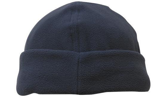 Headwear-Headwear Mirco Fleece Beanie - Toque Cap-Navy / Free Size-Uniform Wholesalers - 5