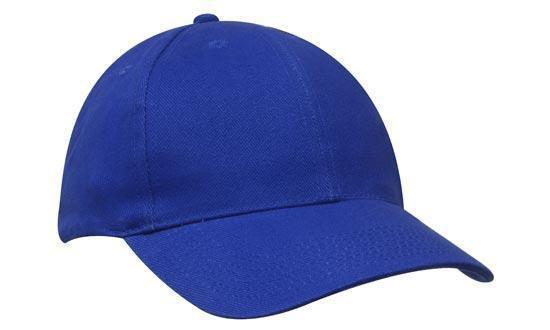 Headwear-Headwear Brushed Cotton Cap-Royal / Free Size-Uniform Wholesalers - 4