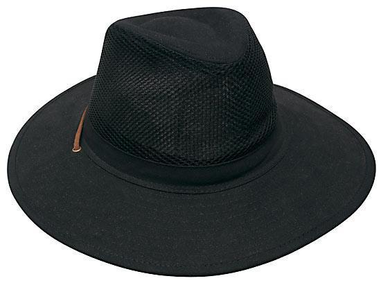 Headwear-Headwear Collapsible Cotton Twill & Soft Mesh Hat-Black / S-Uniform Wholesalers - 2