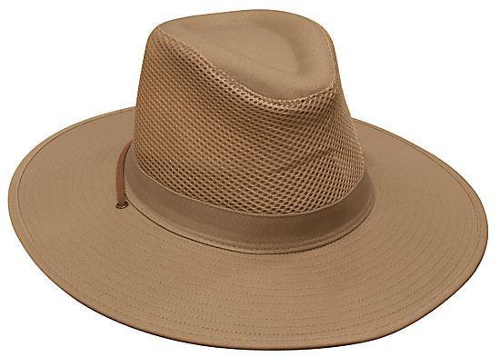 Headwear-Headwear Collapsible Cotton Twill & Soft Mesh Hat-Sandstone / S-Uniform Wholesalers - 4