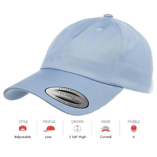 YUPOONG Low Profile Cotton Twill Dad Hat - (6245CM)
