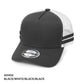 Grace Collection A-Frame Striped Trucker Cap-(AH456)