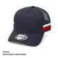 Grace Collection A-Frame Striped Trucker Cap-(AH456)