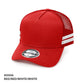 Grace Collection A-Frame Striped Trucker Cap-(AH456)