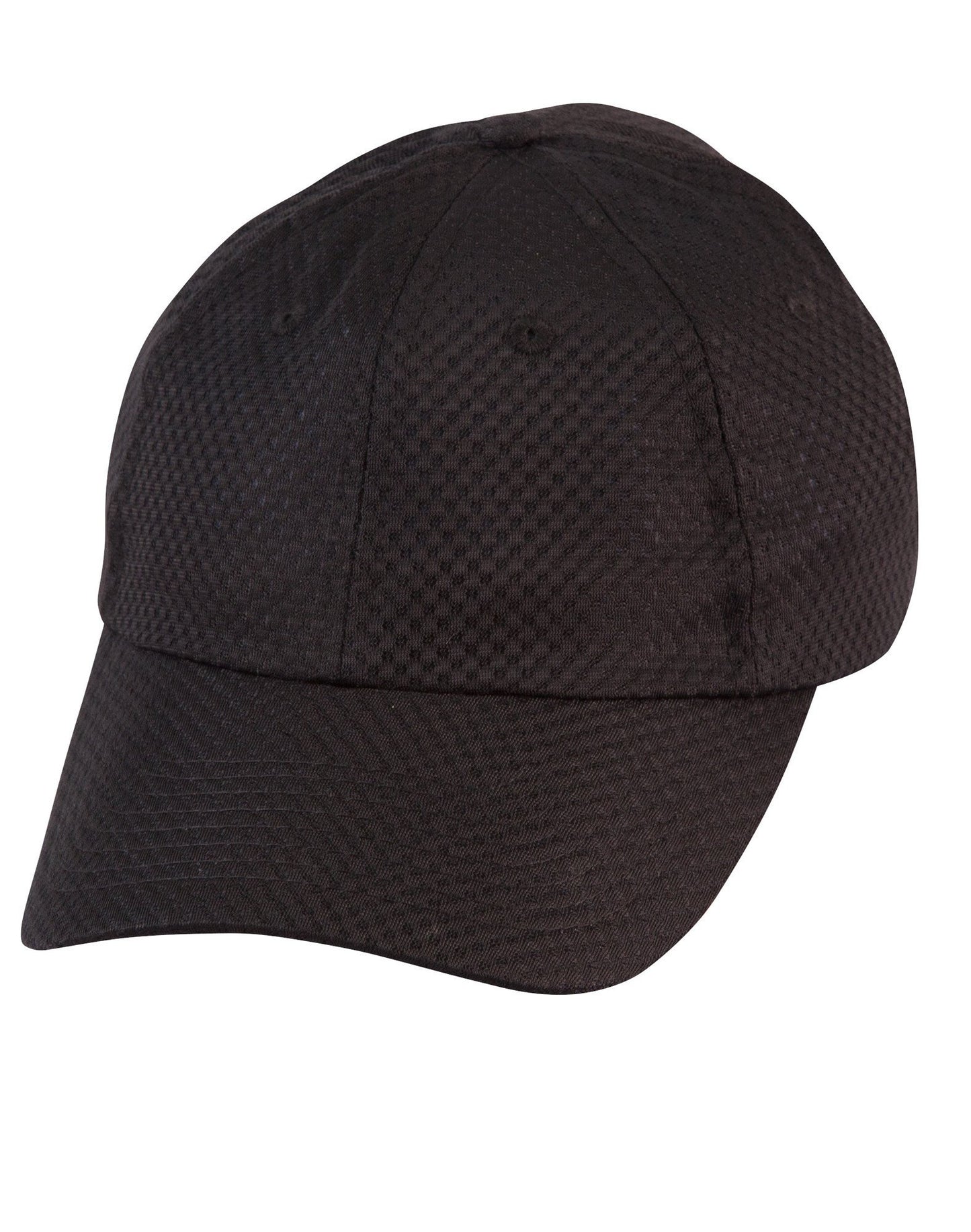 Winning Spirit-Winning Spirit Athletic Mesh Cap-Black-Uniform Wholesalers - 1