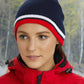 Winning Spirit Contrast Stripe Beanie (CH63)