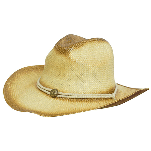 Headwear Sprayed Cowboy Straw (4281)